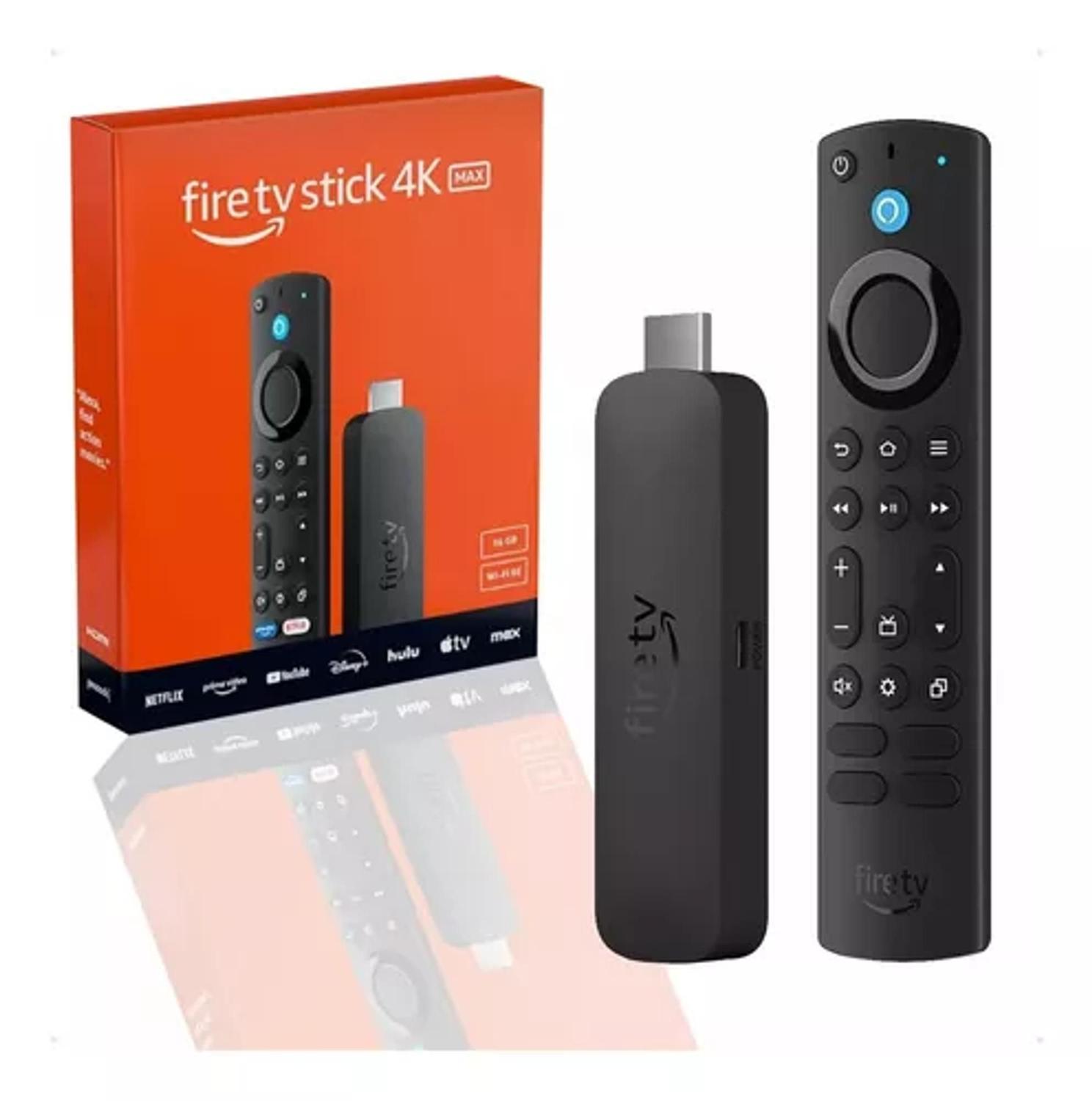 Amazon Fire TV Stick 4K Max (modelo mais novo) suporte Wi-Fi
