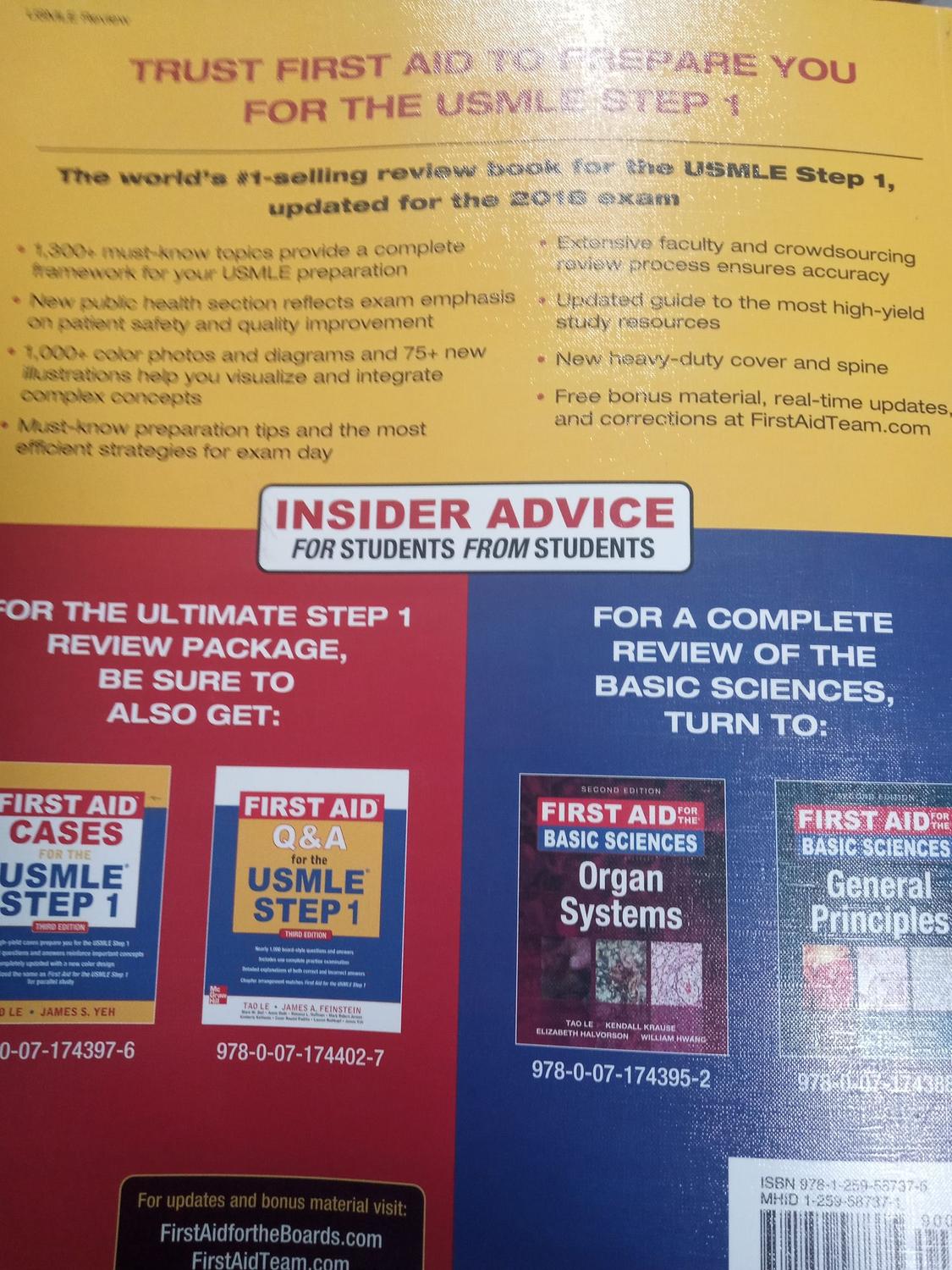 First Aid for the USMLE Step 1 2016 - Outros Livros