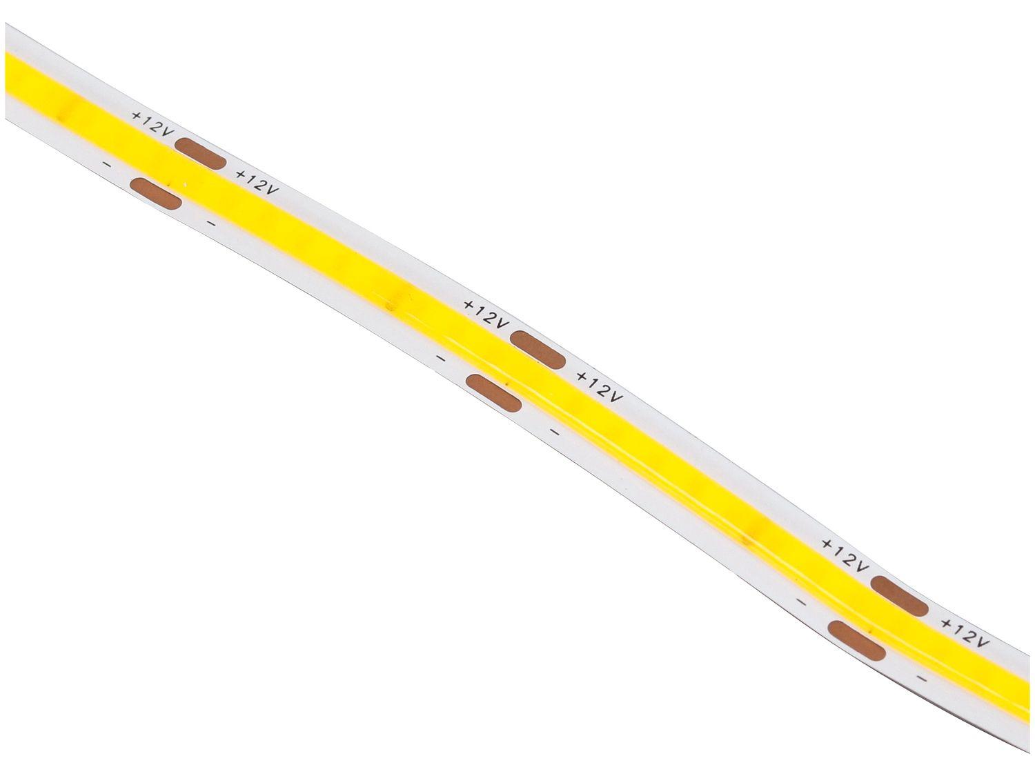 Fita de LED Amarelo 5m 9W 3000K IP20 Gaya Cob