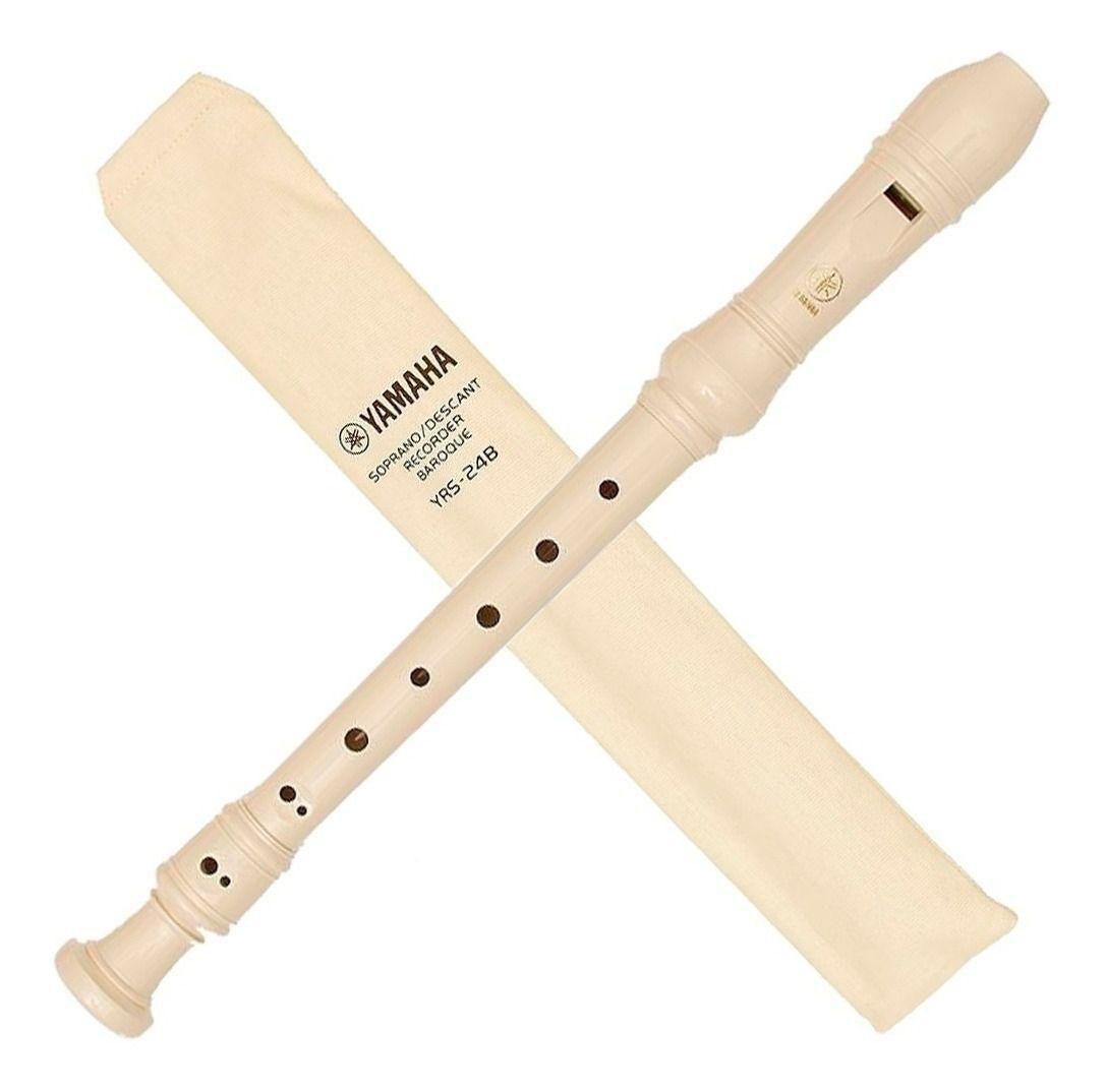 Flauta Doce Soprano Barroca C (Dó) Yrs24b Yamaha Com Bag Instrumentos de Sopro Magazine Luiza