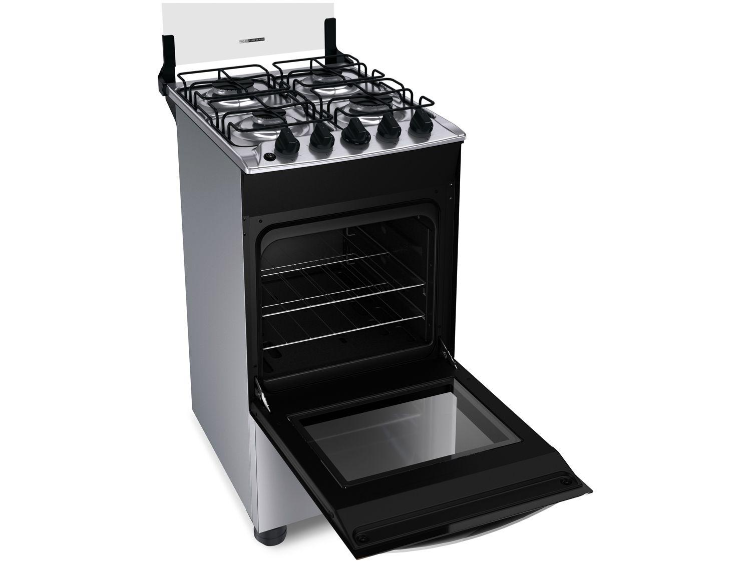 Fogão 4 Bocas Brastemp Inox BFO4NBR
