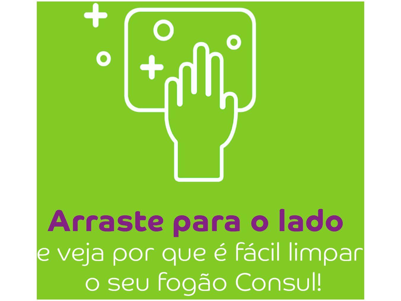 Fogão 4 Bocas Consul Inox CFO4NARUNA