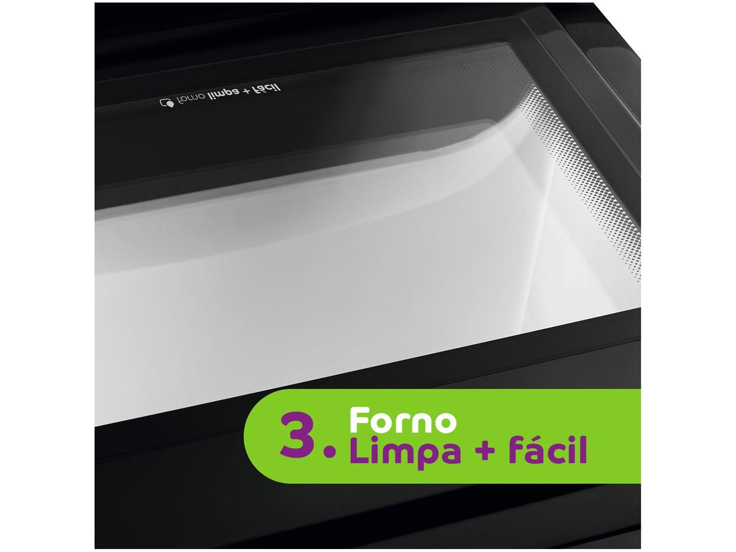 Fogão 4 Bocas Consul Inox Mesa de Vidro CFO4VARUNA