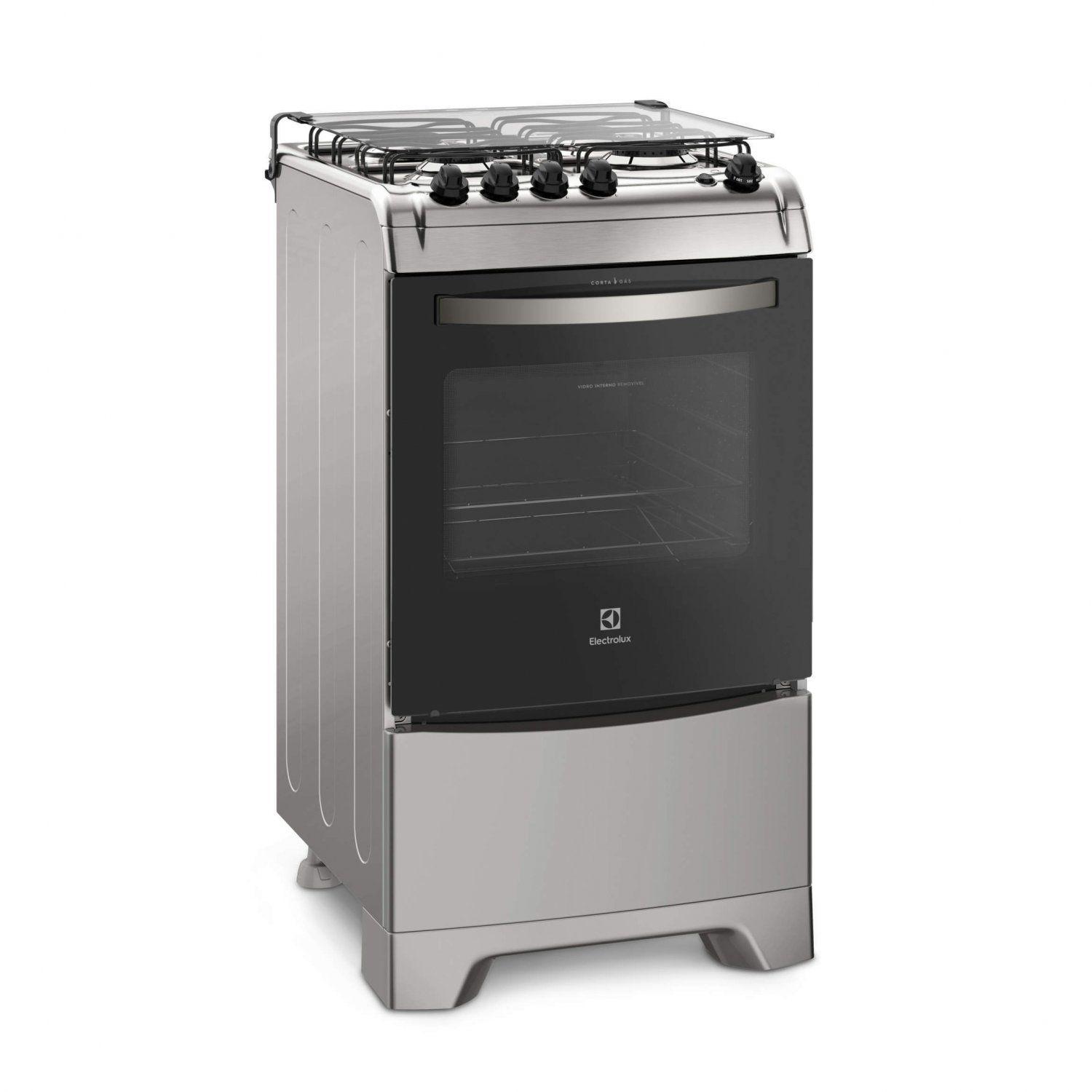 Fogão 4 Bocas Electrolux 52SXL Superforno Autolimpante Automático ...