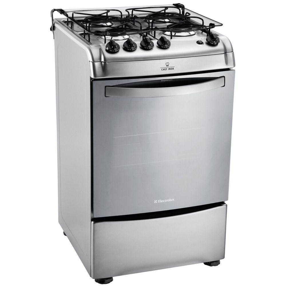Fogão 4 Bocas Electrolux Chef com Acendimento Automático 52SPX Fogão