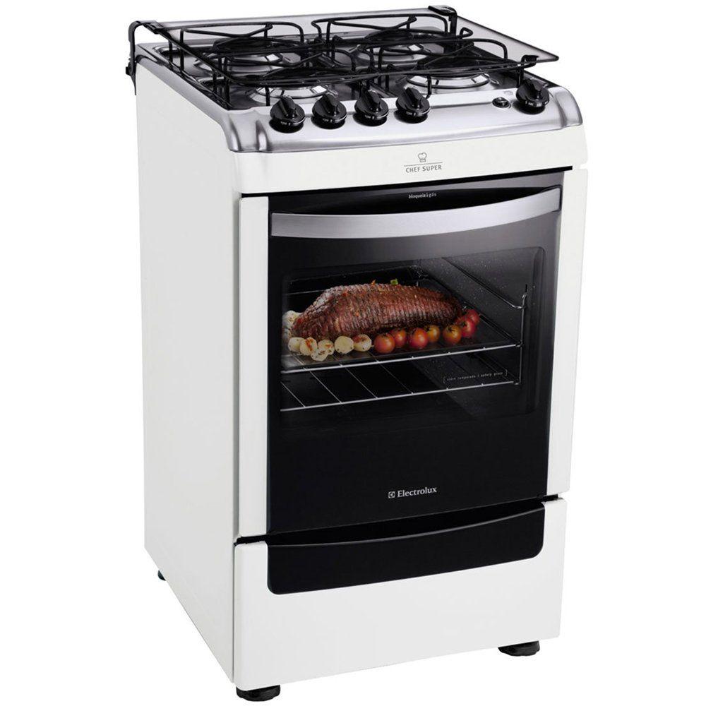 Fogão 4 Bocas Electrolux Chef Super com Acendimento Automático 52SB