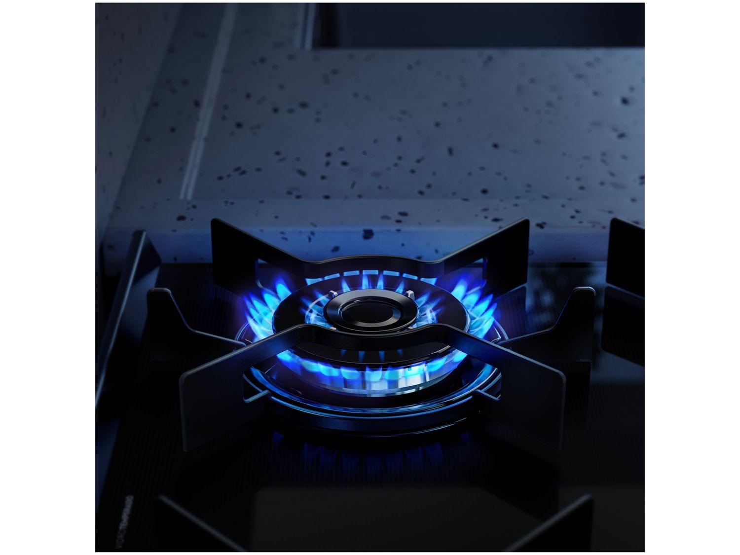 Fogão 4 Bocas Electrolux Cinza Duplo Forno com Timer FE4AD