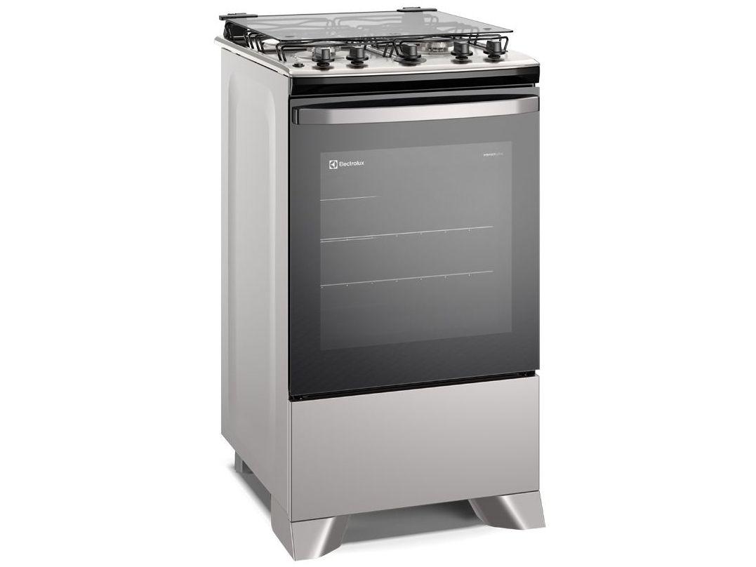 Fogão 4 Bocas Electrolux Prata Efficient PerfectCook FE4IS
