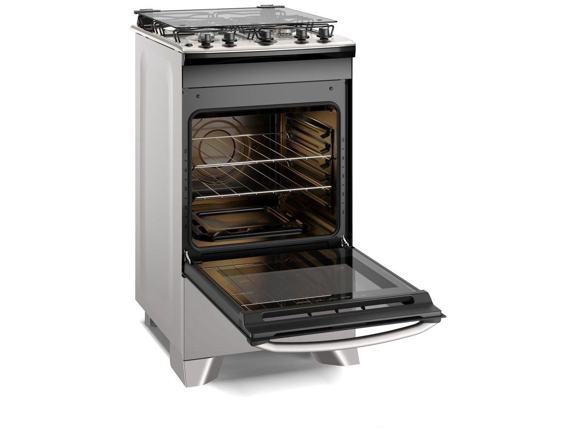Fogão 4 Bocas Electrolux Prata Efficient PerfectCook FE4IS