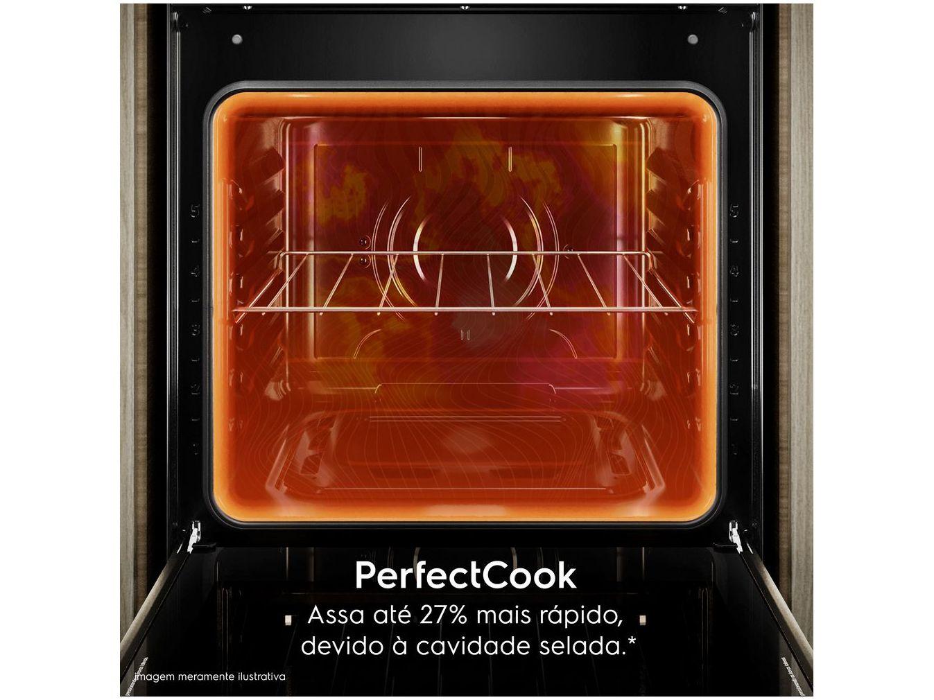 Fogão 4 Bocas Electrolux Prata Efficient PerfectCook FE4IS