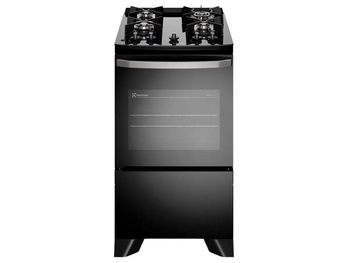 Fogão 4 Bocas Electrolux Preto Efficient FE4GB| Preto - Bivolt