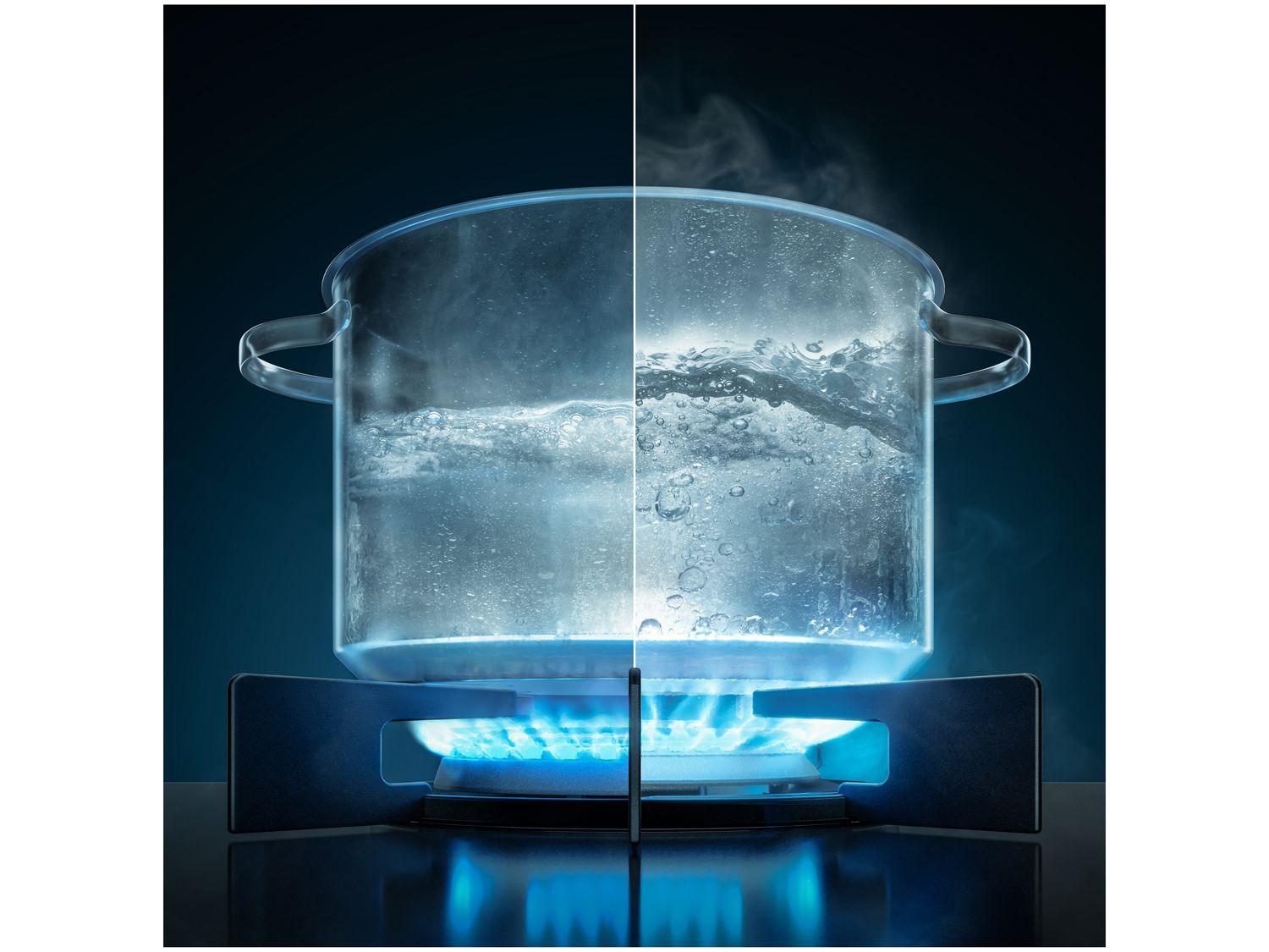 Fogão 4 Bocas Electrolux Preto Mesa de Vidro PerfectCook360 FE4CP