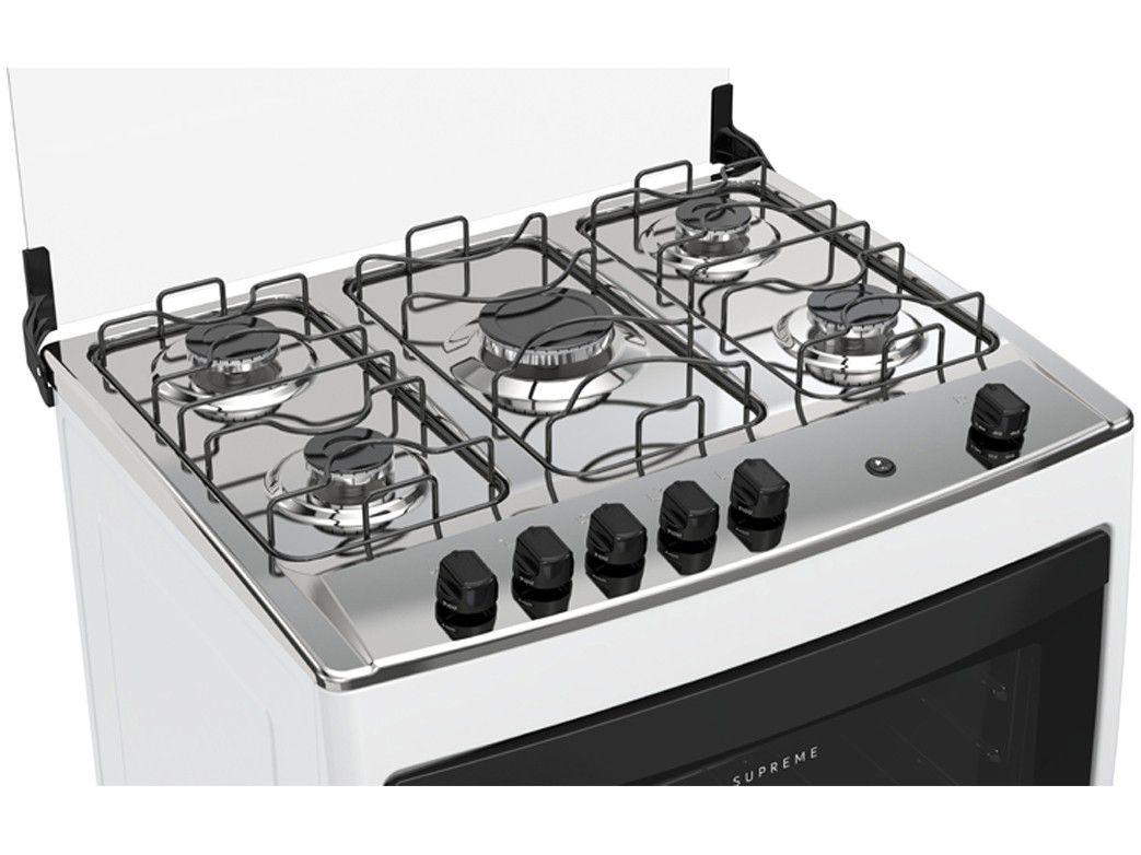 Fogão 5 Bocas Dako Branco Acendimento Automático Supreme Fogão 5