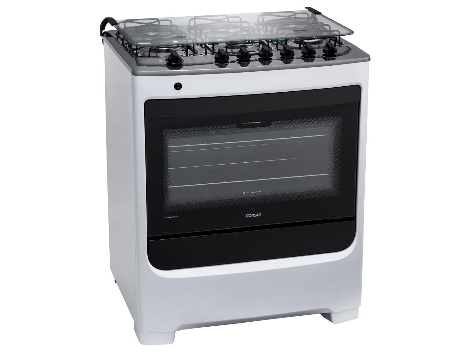 Fogão 6 Bocas Consul Branco CFS6NABUNA