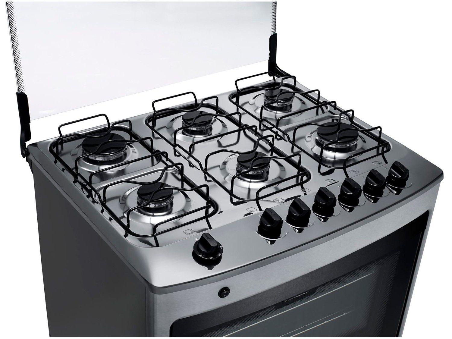Fogão 6 Bocas Consul Inox CFS6NARUNA
