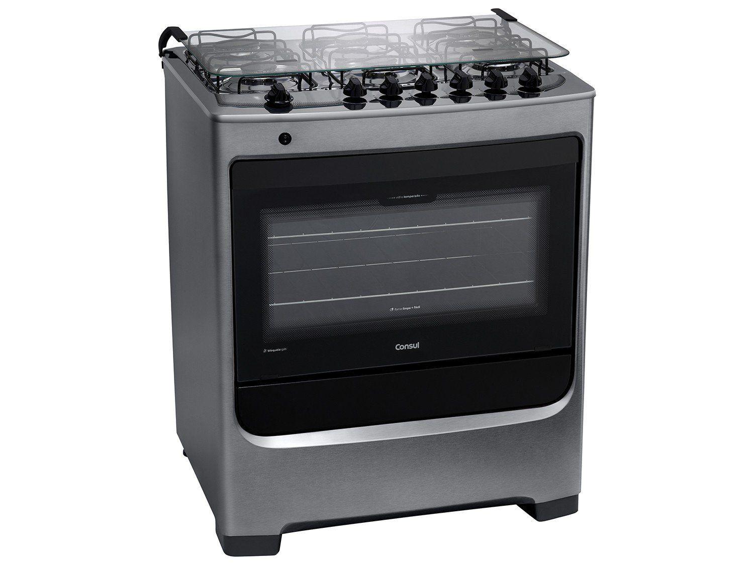 Fogão 6 Bocas Consul Inox CFS6NARUNA