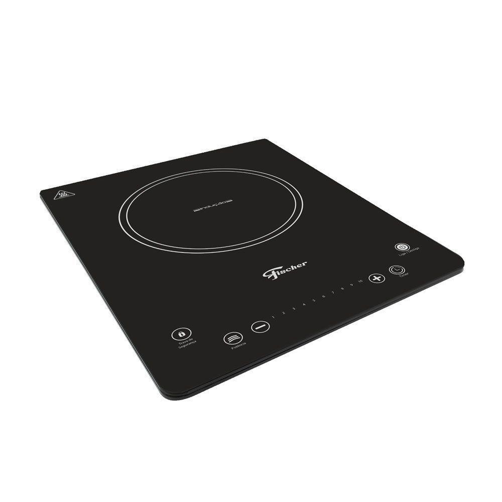 Fogão Cooktop 1 Boca Vitrocerâmica Indução Fischer Cooktop 1 Boca Magazine Luiza