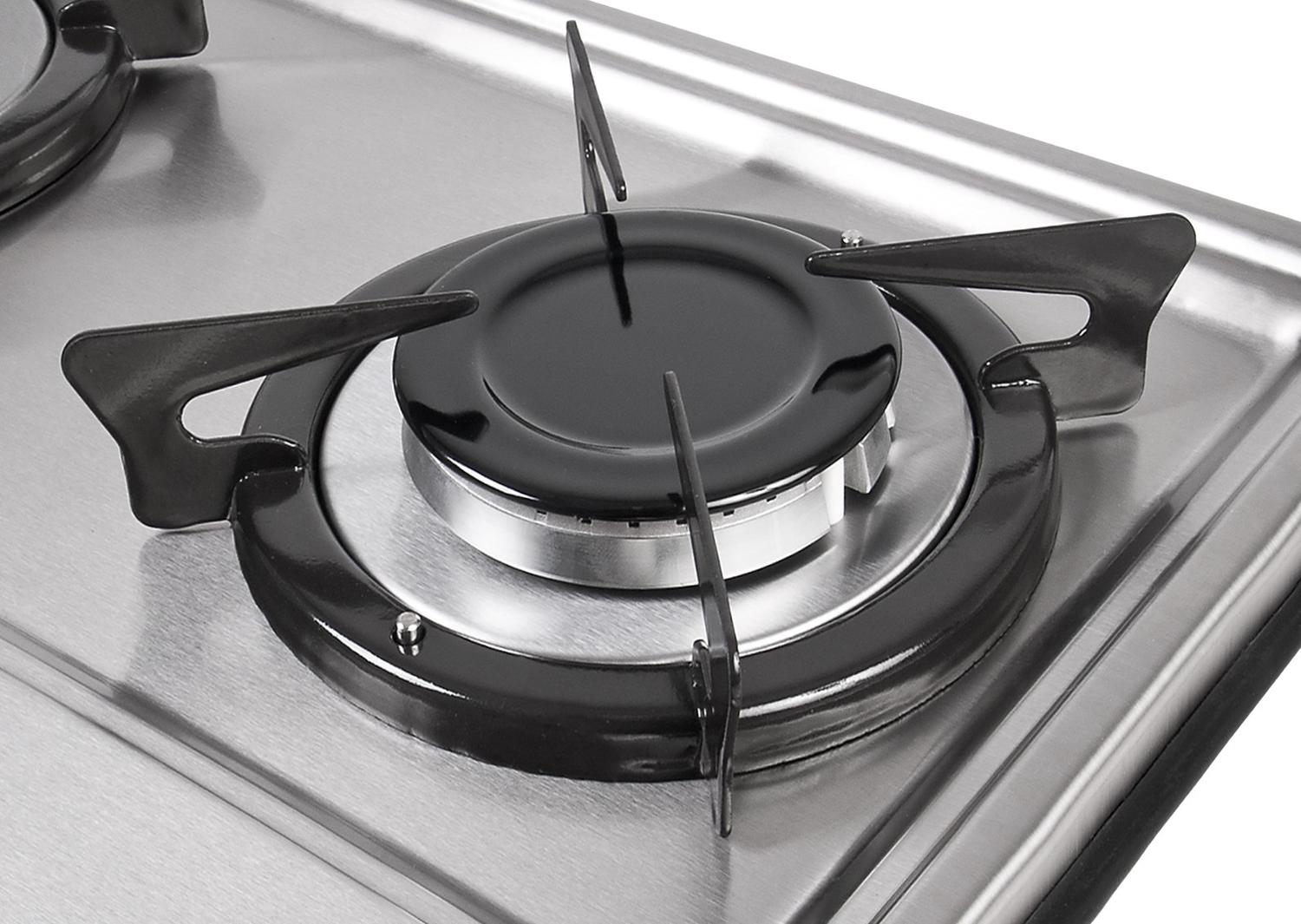 Fogão Cooktop 2 Bocas 200i Inox À Gás Bivolt Fogatti Cooktop