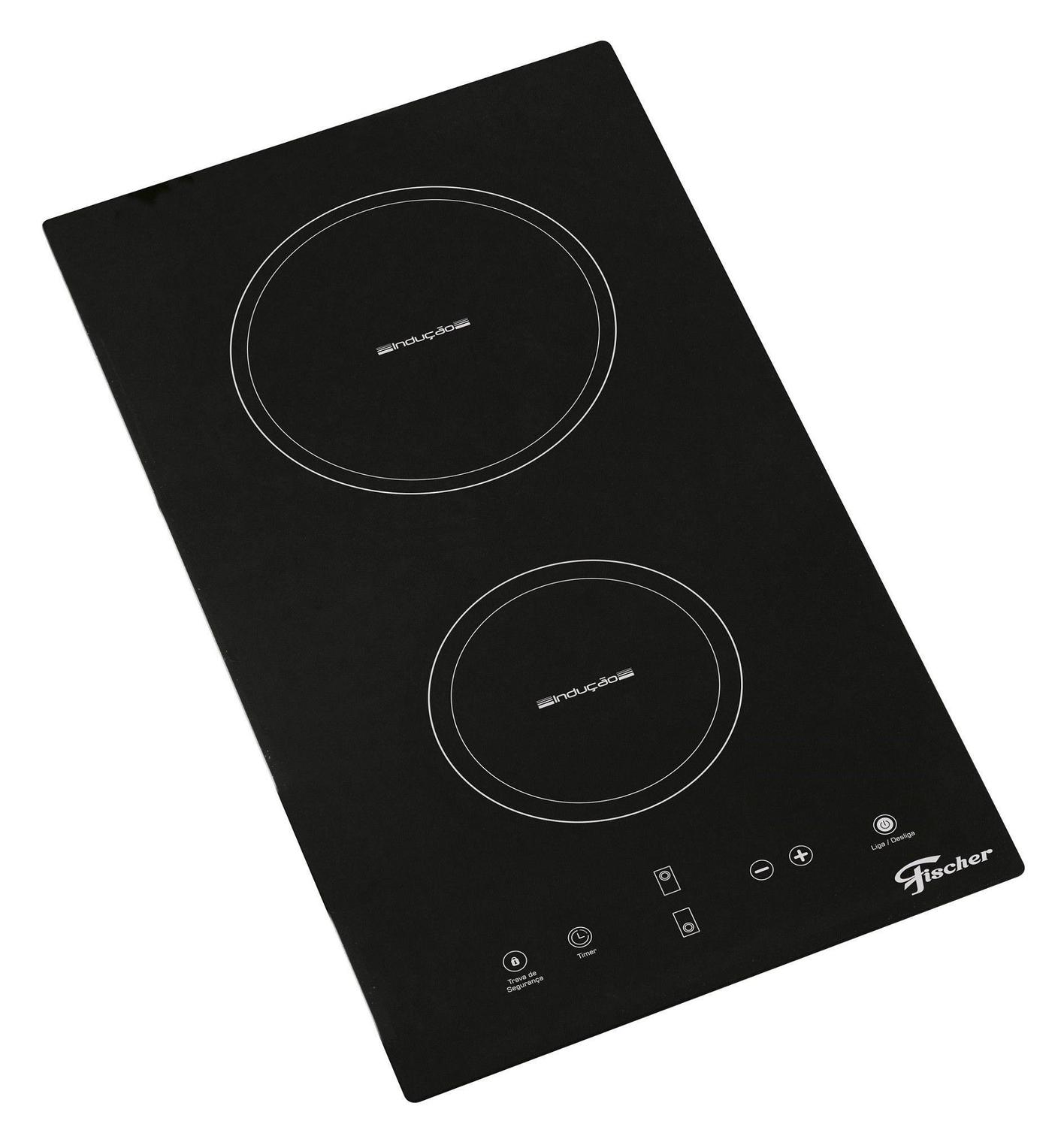 Fogão Cooktop Fischer 2 Bocas por Indução Mesa Vitrocerâmica Cooktop