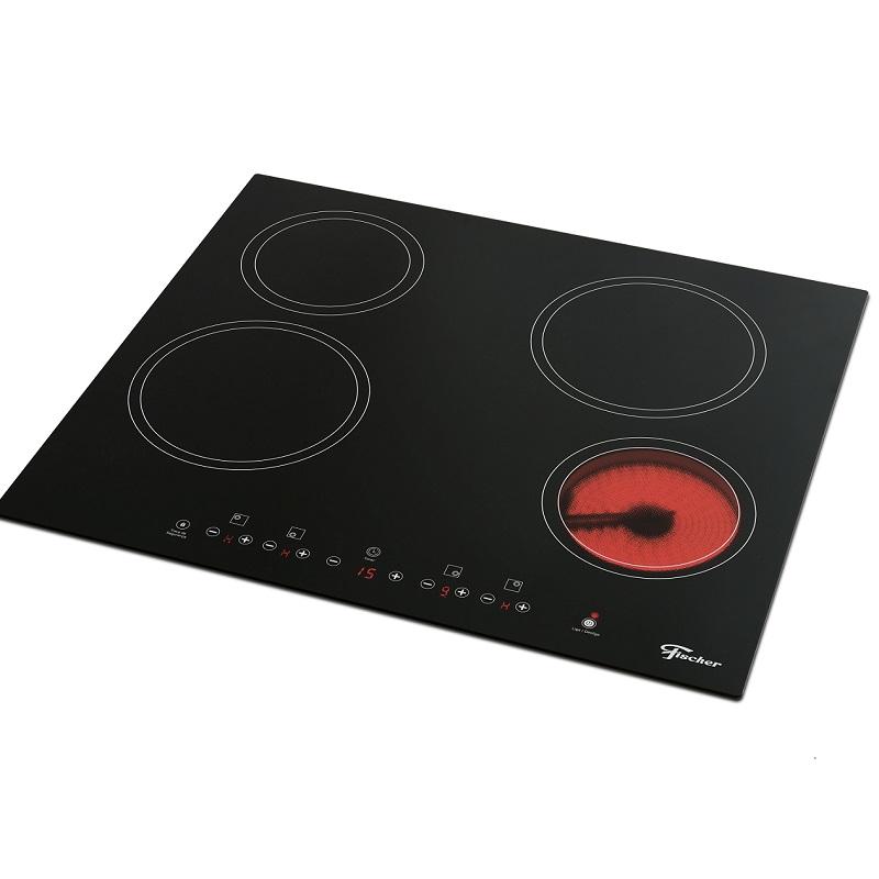 Fogão Cooktop Fischer 4 Bocas Elétrico Mesa Vitrocerâmica 220v Cooktop 4 Bocas Magazine Luiza