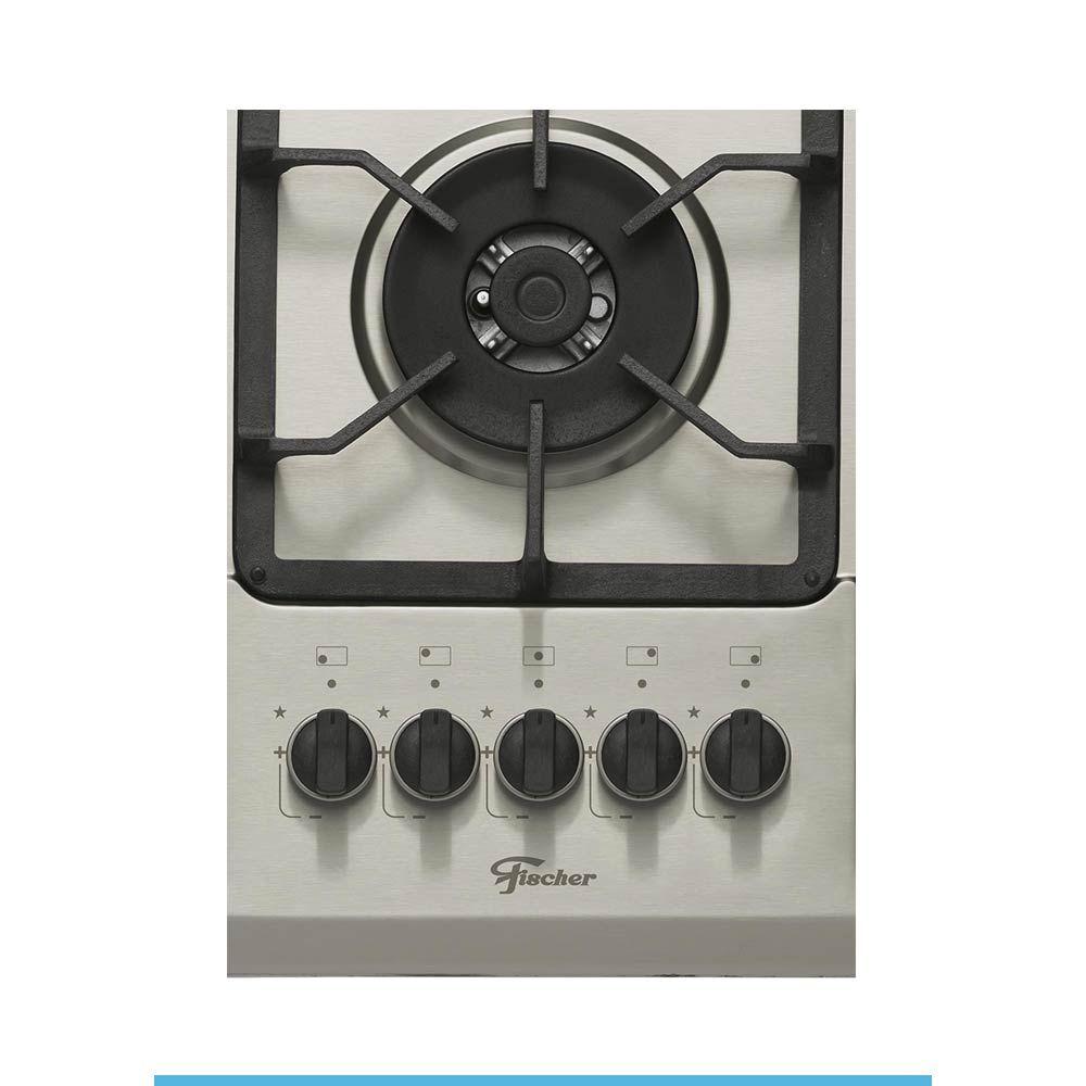 Fogão Cooktop Fischer 5 bocas 5Q TC Inox Cooktop 5 Bocas Magazine Luiza