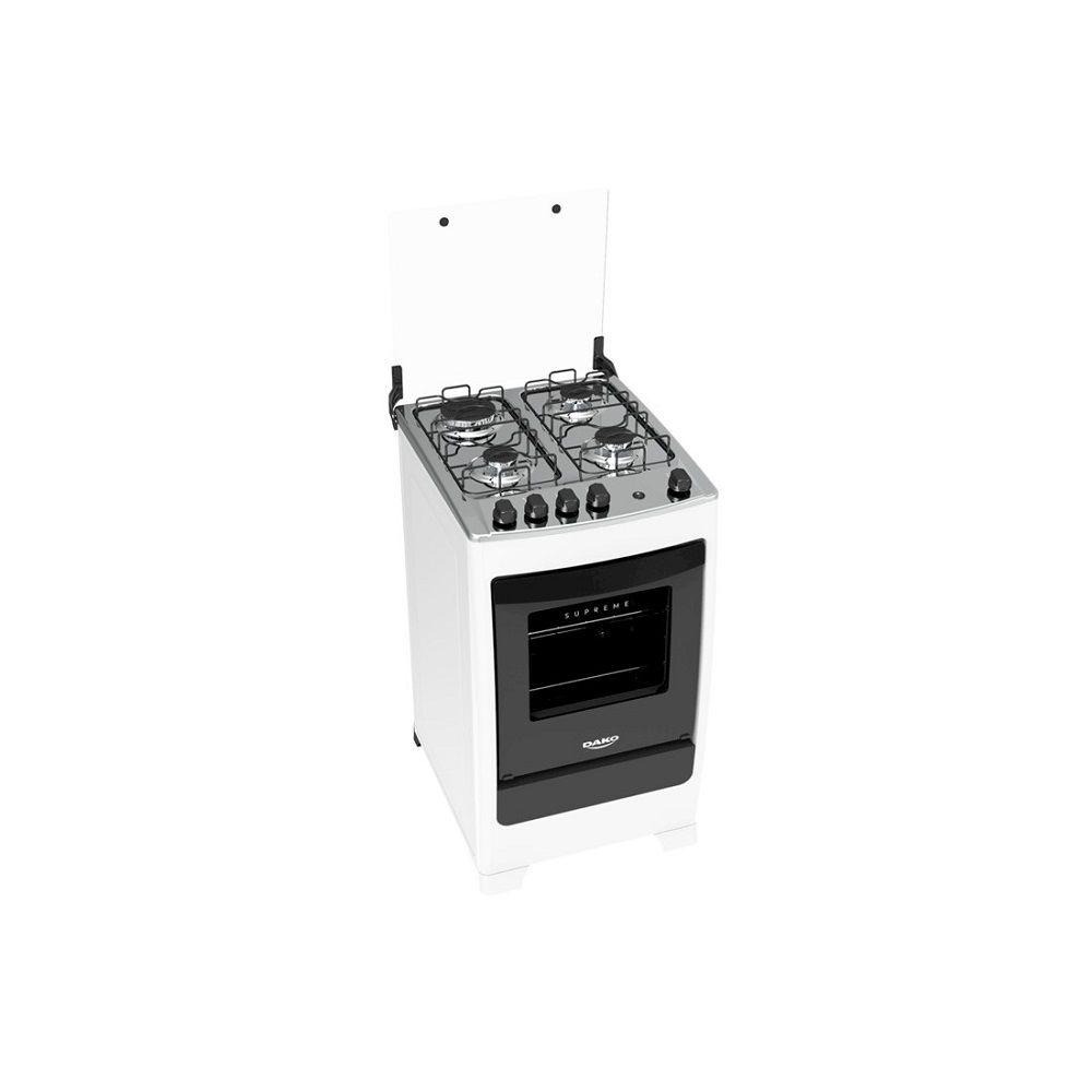 Fogão Dako Supreme 4 bocas com acendimento automático bivolt Branco Fogão Magazine Luiza