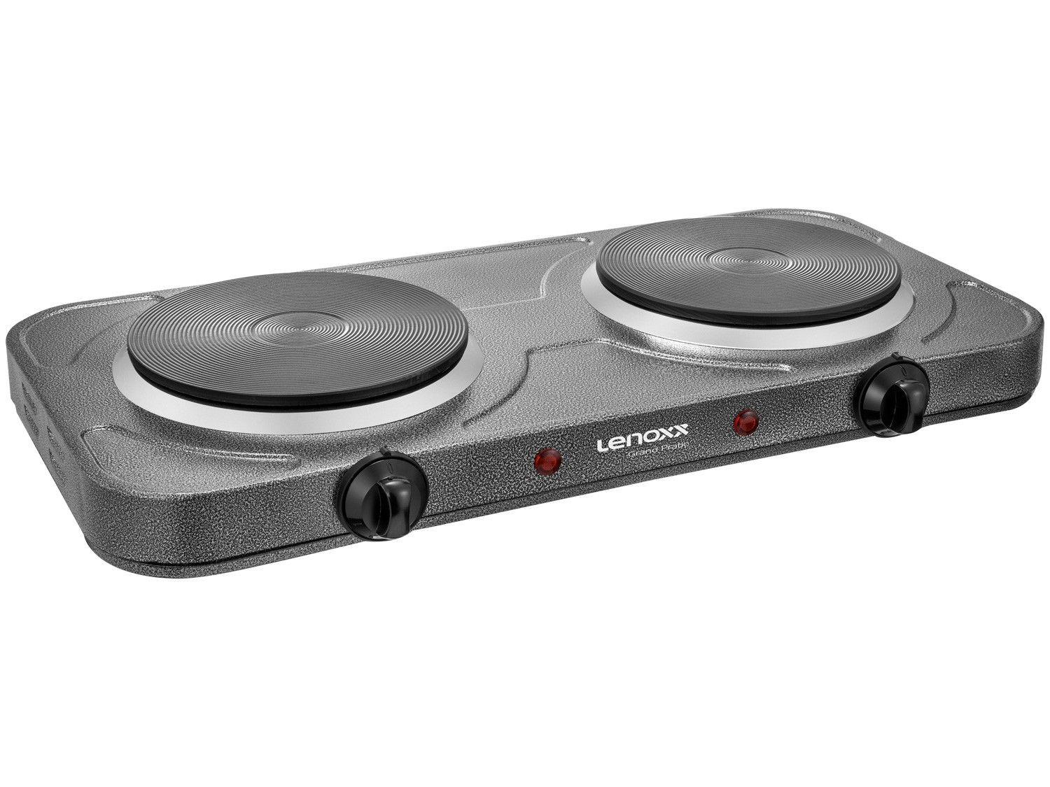 Fogão Elétrico 2 Bocas 2000W Lenoxx Grand Pratic