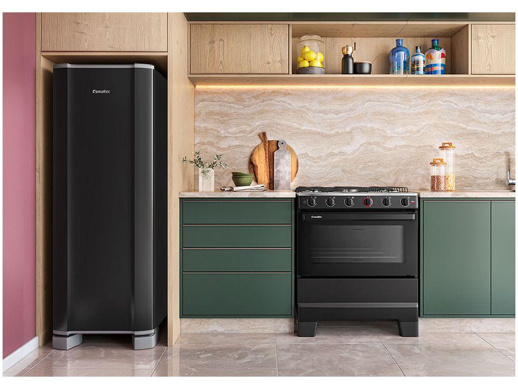 Fogão Elétrico 5 Bocas Esmaltec Ideal Super