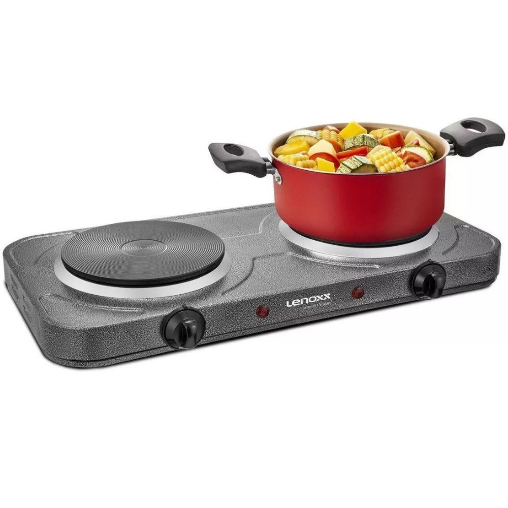 Fogão Elétrico Grand Pratic 2 Bocas Lenoxx Pfe353 127v Fogão