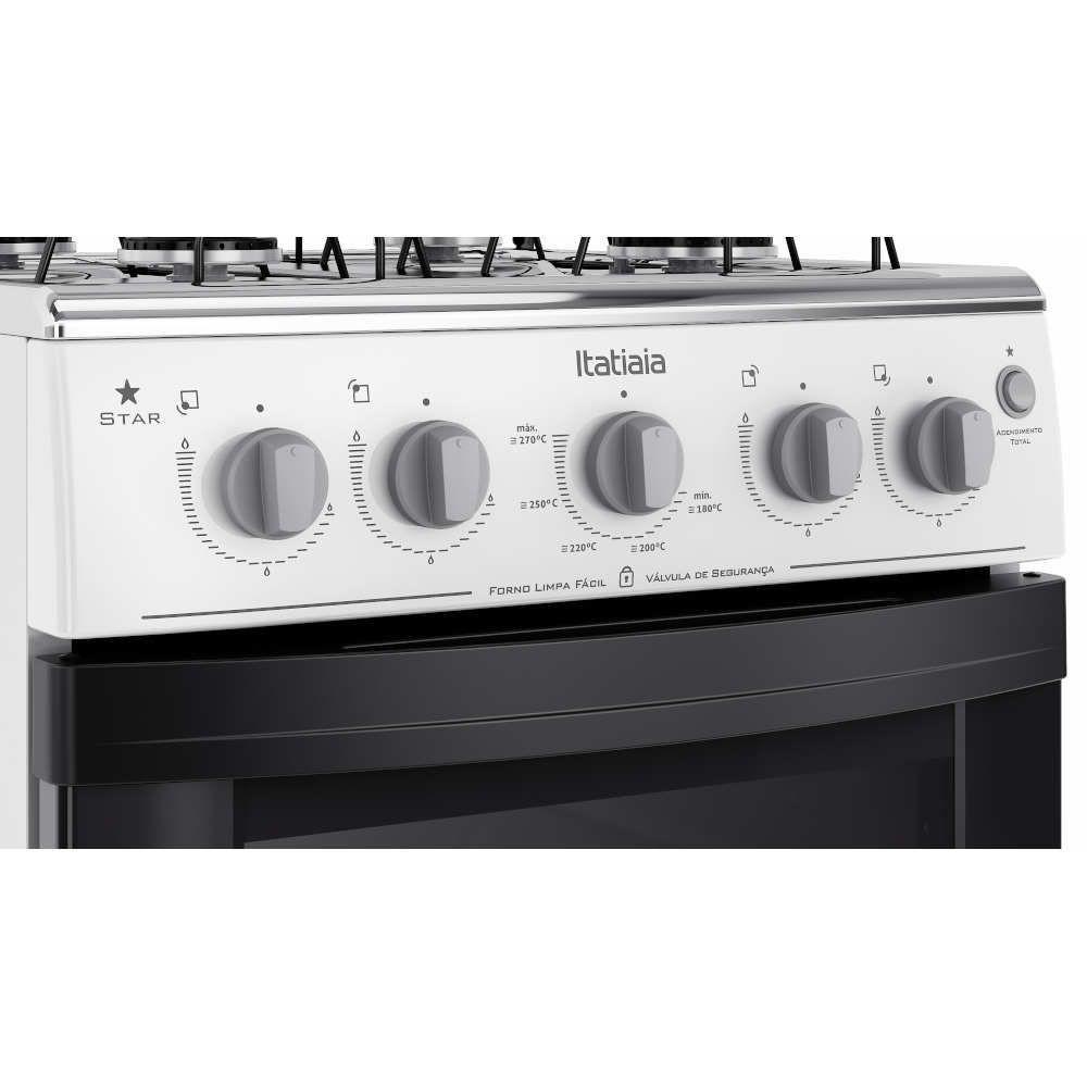 Fogão Itatiaia Star 4 Bocas Branco Bivolt 3700000048 Fogão Magazine