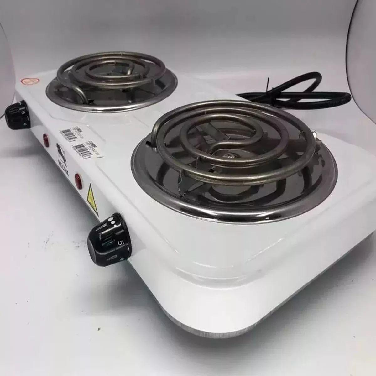 Fogareiro Fogão Elétrico 2 Boca 5 Temperaturas 2000W 127V Relinx