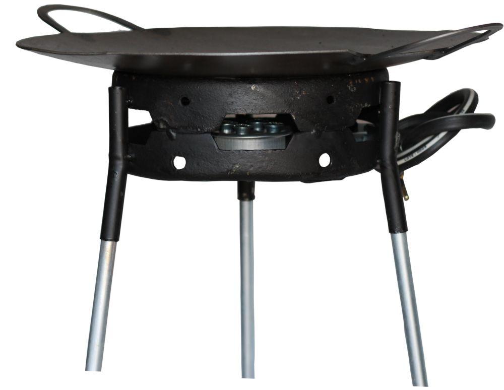 Fogareiro Gás 1 Boca + Chapa De Arado 40 Cm - Shop das cascatas