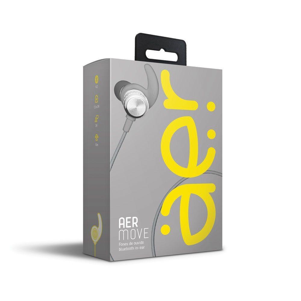 Fone De Ouvido Aermove Bluetooth Intra Auricular Prata Aer01g 1 Un Geonav -  Fone de Ouvido Bluetooth - Magazine Luiza