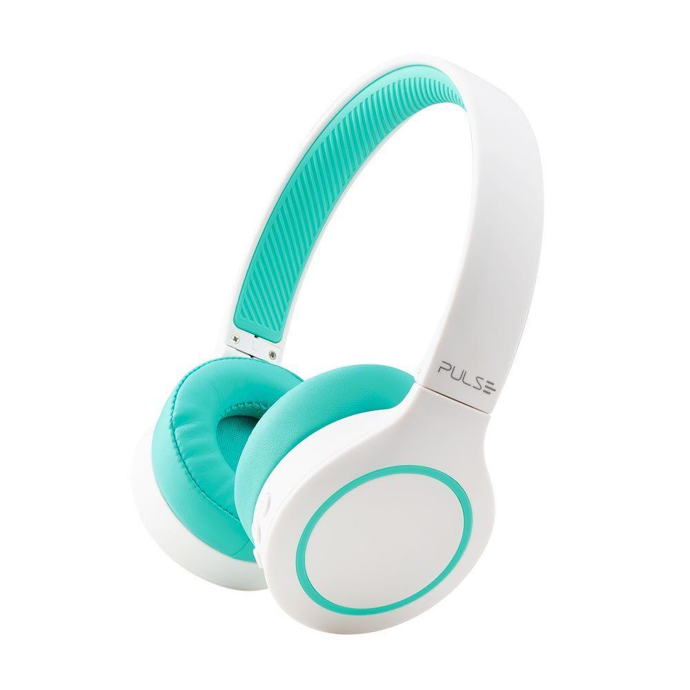 Fone de Ouvido Bluetooth 5.0 HeadBeats Branco e Verde Bateria 20 Horas  Pulse PH342 - Headphone Bluetooth - Magazine Luiza