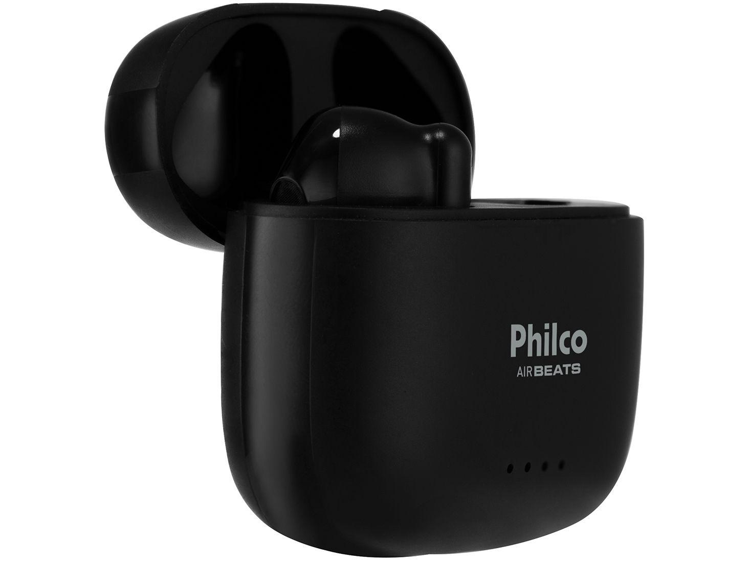 Fone de Ouvido Bluetooth Esportivo Air Beats Intra-auricular com Microfone Preto