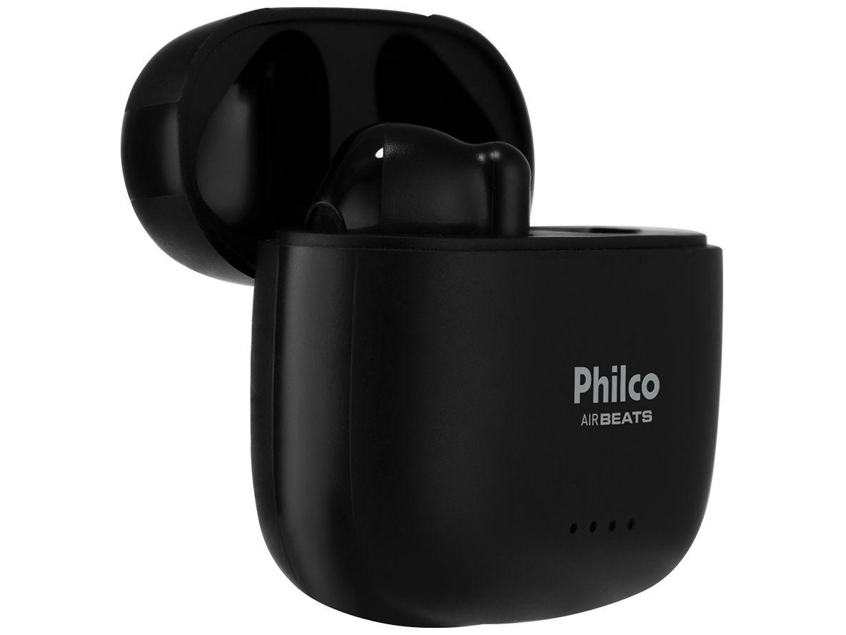 Fone de Ouvido Bluetooth Esportivo Air Beats Intra-auricular com Microfone Preto