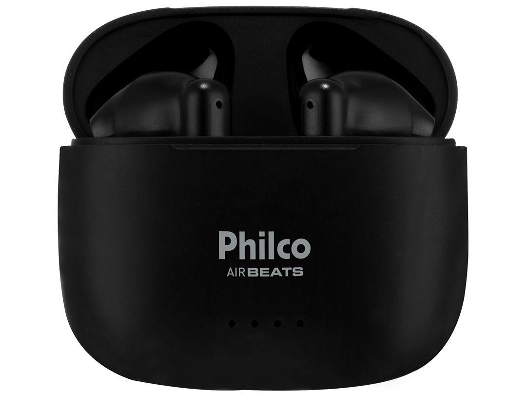 Fone de Ouvido Bluetooth Esportivo Air Beats Intra-auricular com Microfone Preto