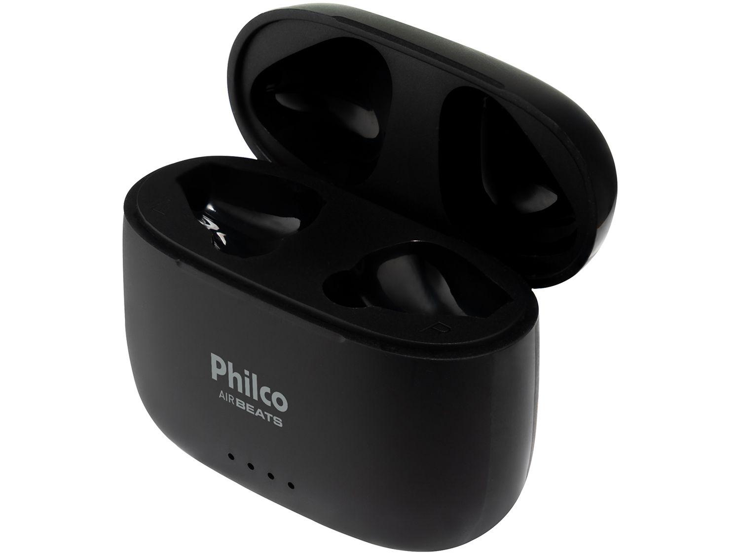 Fone de Ouvido Bluetooth Esportivo Air Beats Intra-auricular com Microfone Preto