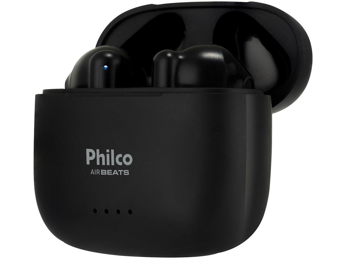 Fone de Ouvido Bluetooth Esportivo Air Beats Intra-auricular com Microfone Preto