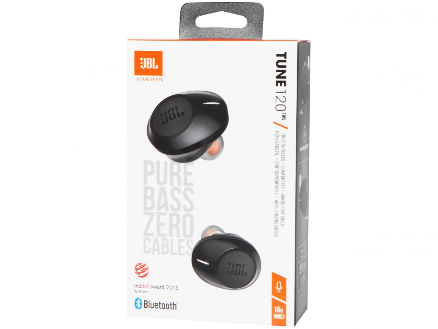 Fone de ouvido bluetooth jbl jblt120twsblk Clearance