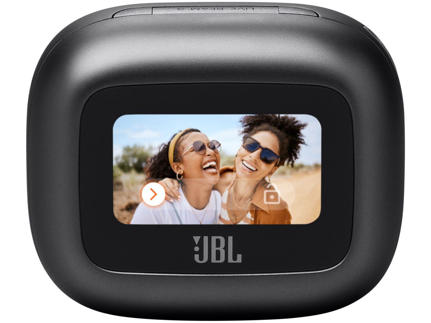 Fone de Ouvido Bluetooth JBL Live Beam 3 com Microfone com Cancelamento de Ruído True Wireless Preto