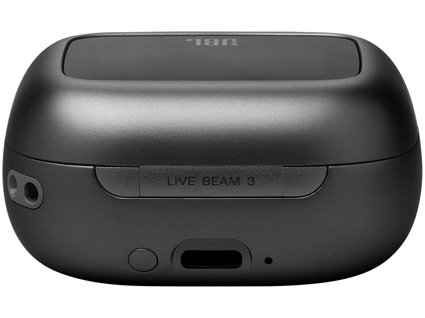 Fone de Ouvido Bluetooth JBL Live Beam 3 com Microfone com Cancelamento de Ruído True Wireless Preto