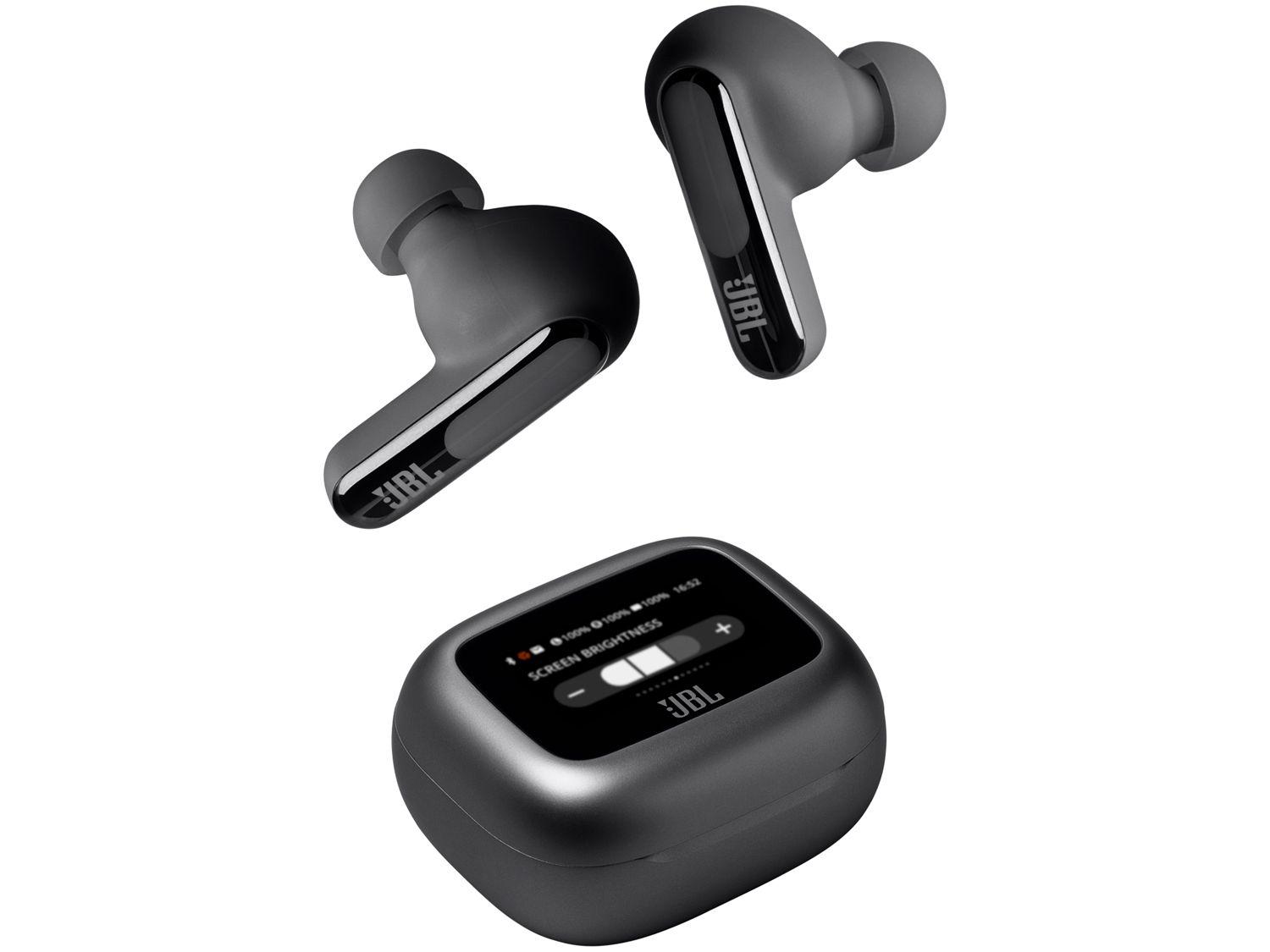 Fone de Ouvido Bluetooth JBL Live Beam 3 com Microfone com Cancelamento de Ruído True Wireless Preto