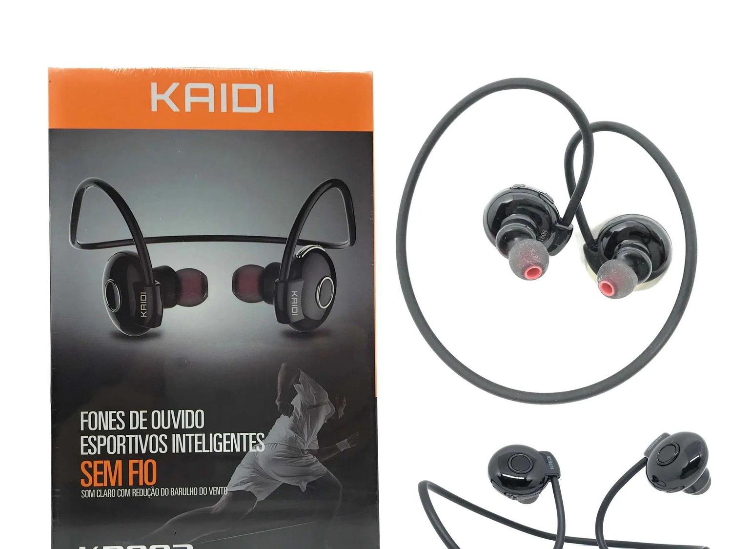 Fone de Ouvido Kaidi Bluetooth Sem Fio Estéreo Ajustável | Wish