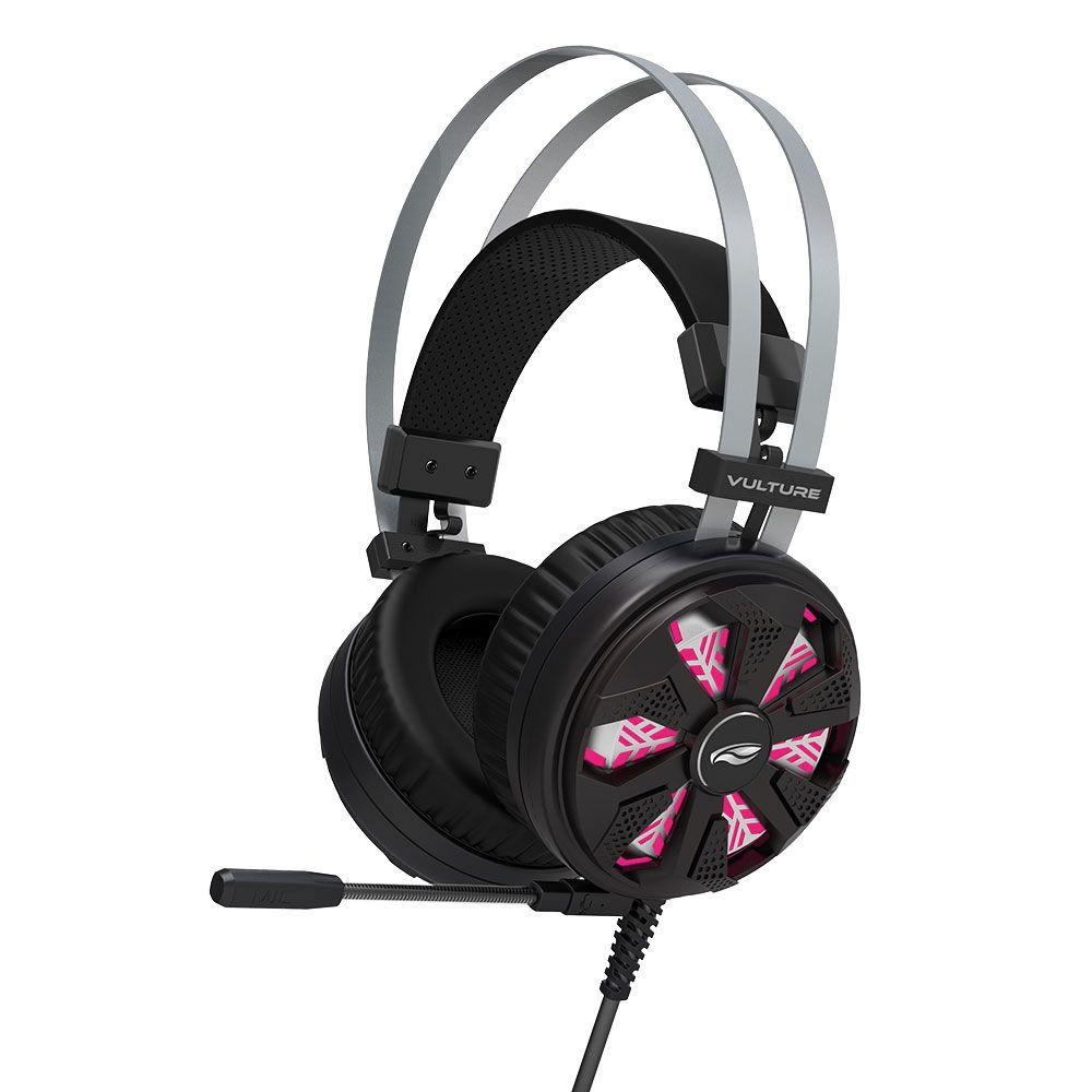 Fone de Ouvido C3TECH com Microfone Gamer USB 7.1 Vulture PH-G710BK -  Headset com Fio - Magazine Luiza
