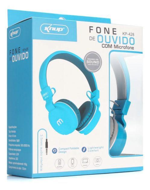 Fone de ouvido KP-428 Knup no Submarino.com