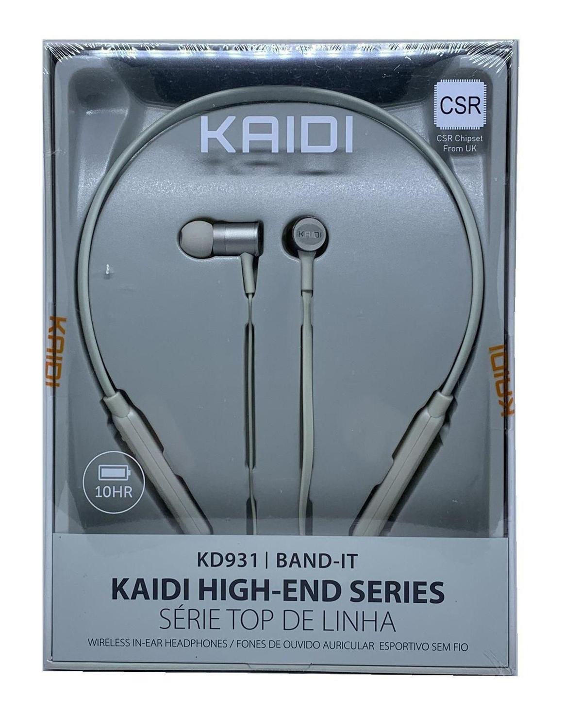 Fone De Ouvido Esportivo Bluetooth Sem Fio Kaidi Kd931 High End - Fone de Ouvido  Esportivo - Magazine Luiza