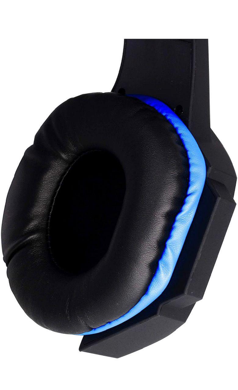 Fone De Ouvido Gamer Headset Knup Kp451 Black E Blue Headset Gamer Magazine Luiza