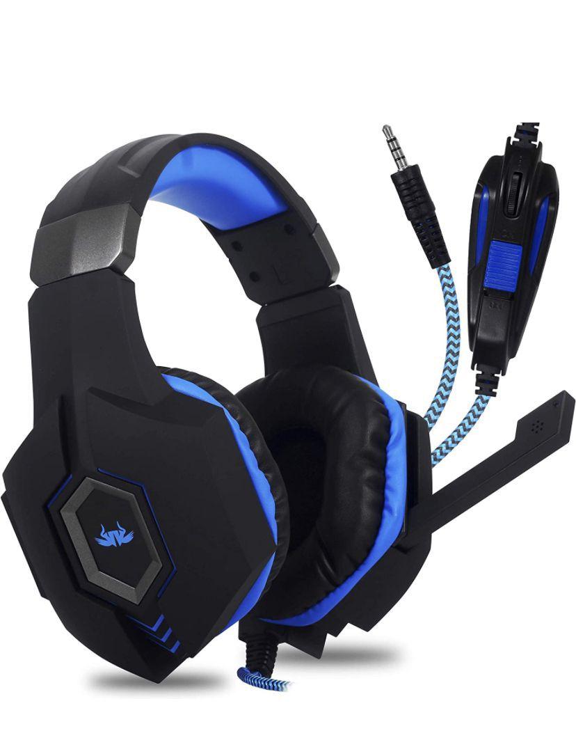 Fone De Ouvido Gamer Headset Knup Kp451 Black E Blue Headset Gamer Magazine Luiza
