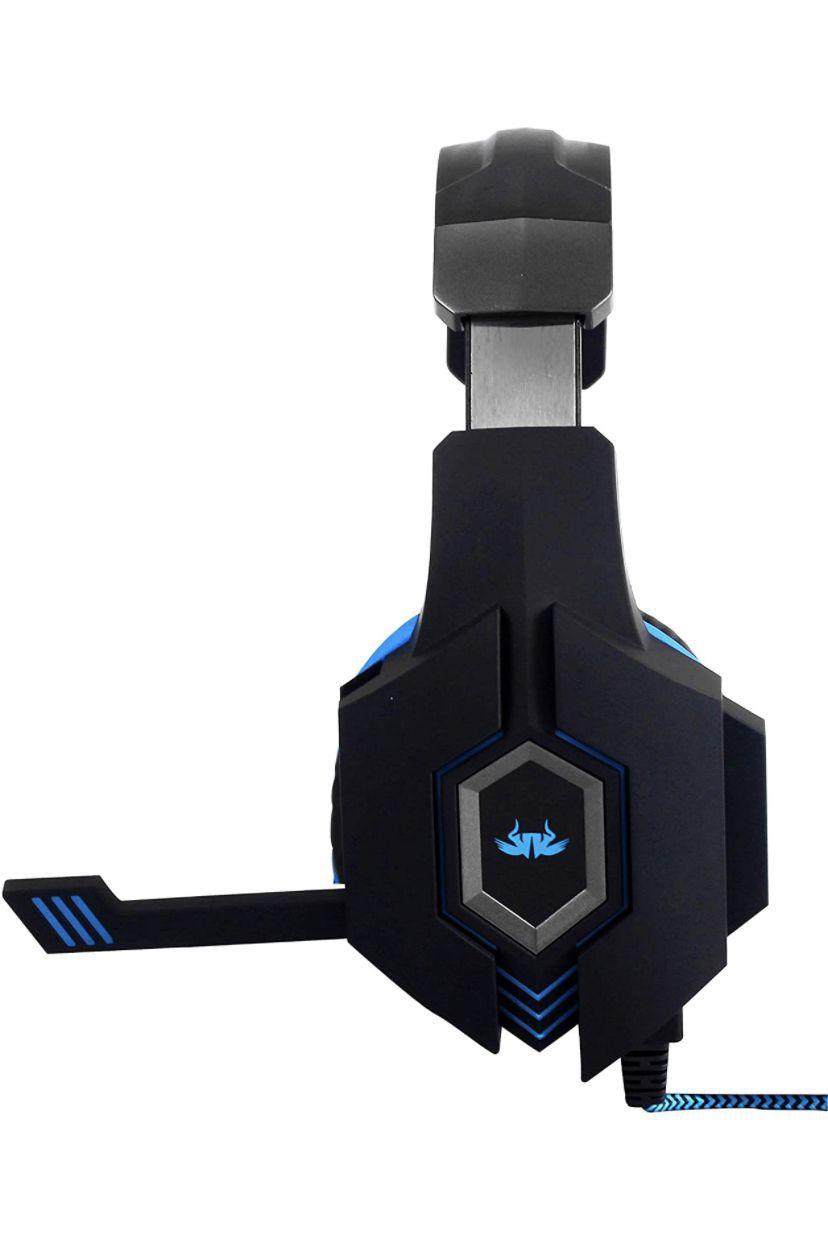 Fone De Ouvido Gamer Headset Knup Kp451 Black E Blue Headset Gamer Magazine Luiza